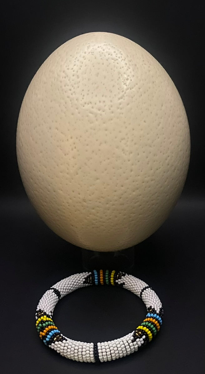 White Maasai Bracelet