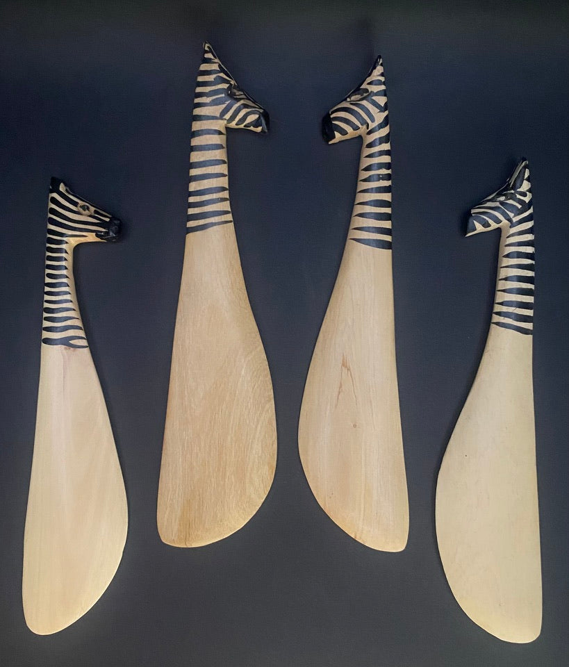 Maasai spreading cutlery zebra