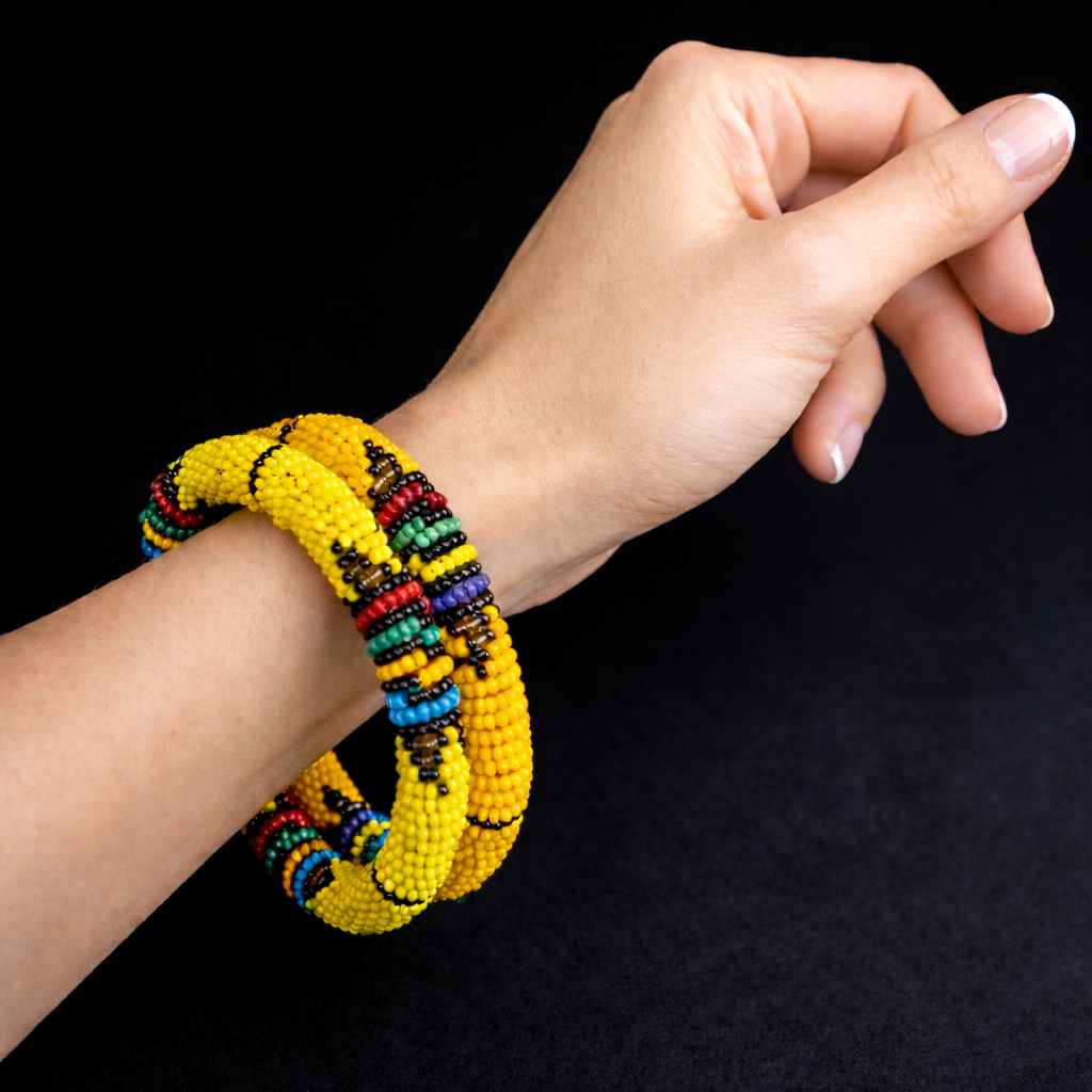 Yellow Maasai Bracelet