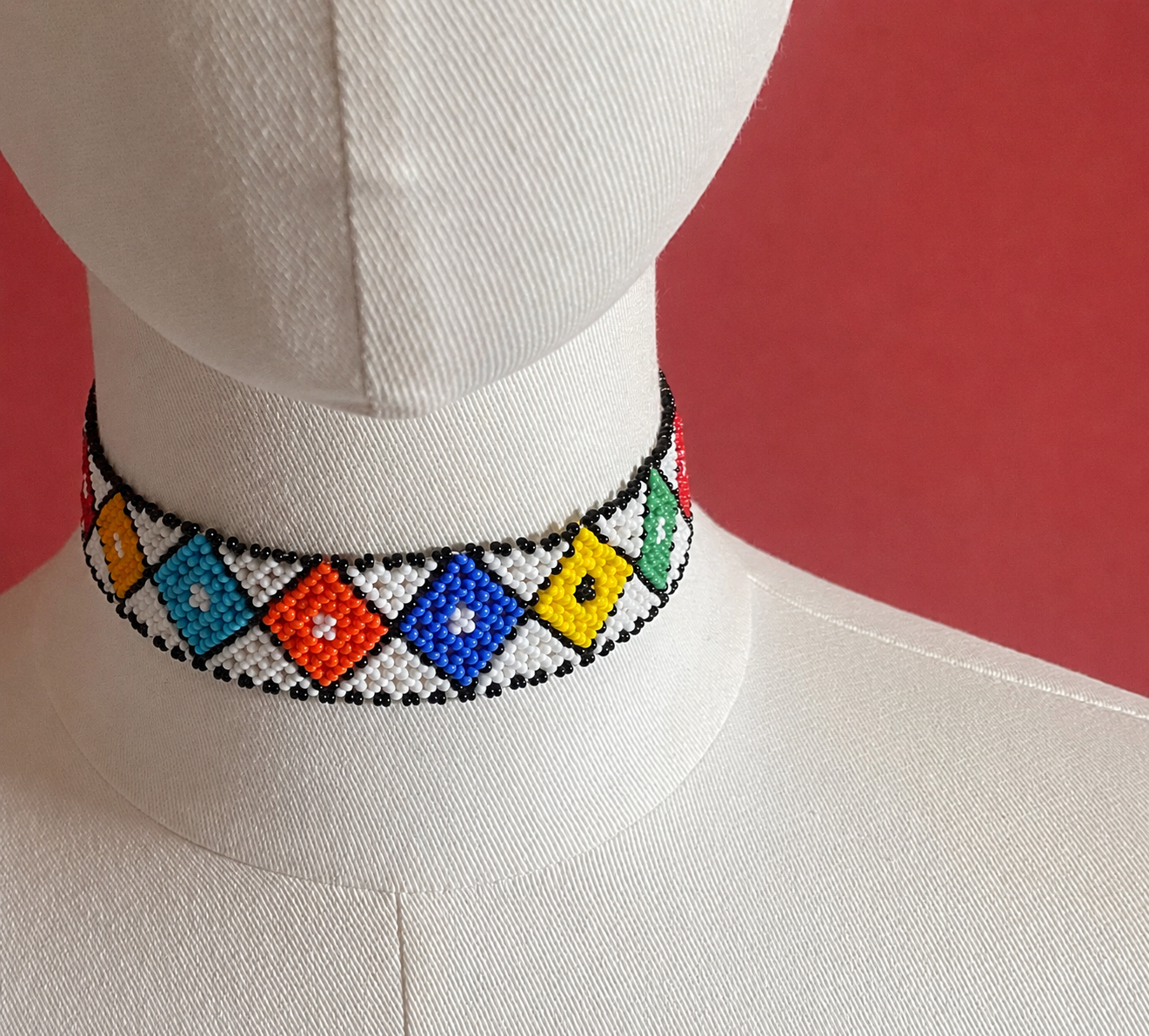 Choker masái Watamu Glow