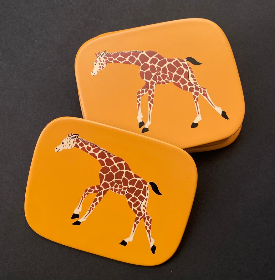 Lacquered Giraffe Coasters