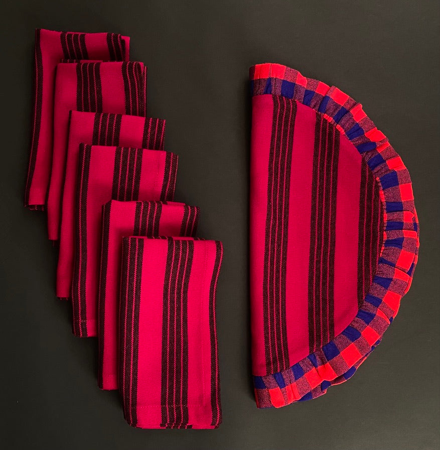 Maasai placemats Chui