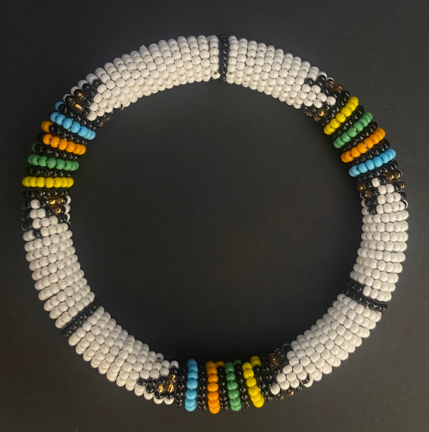 White Maasai Bracelet