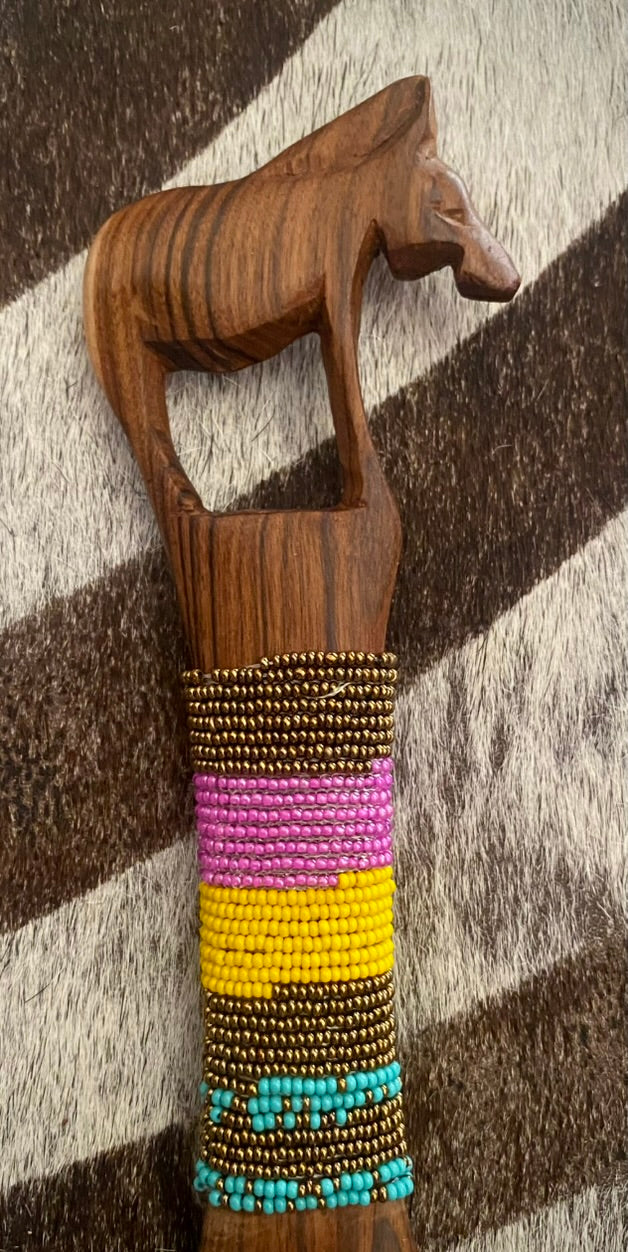 Maasai salad cutlery Zebra No. 1