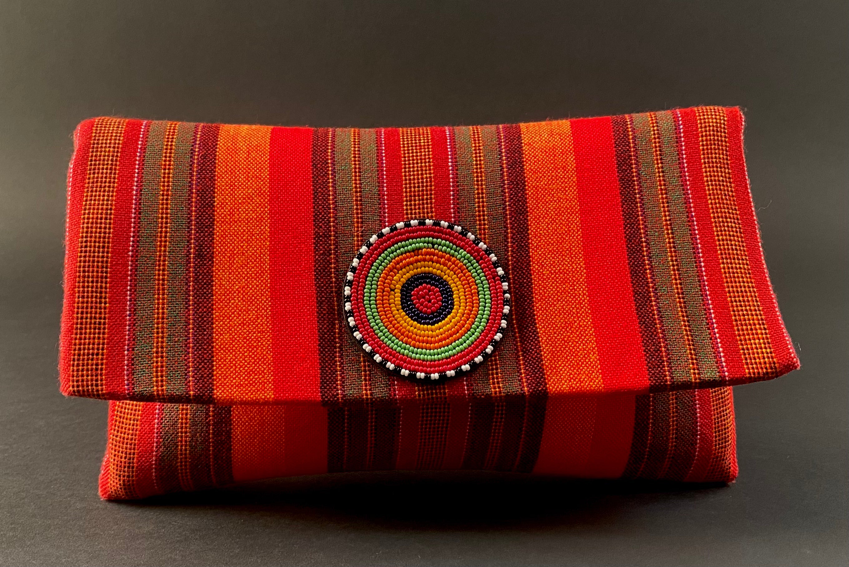 Cartera de mano masái Simba Nº1