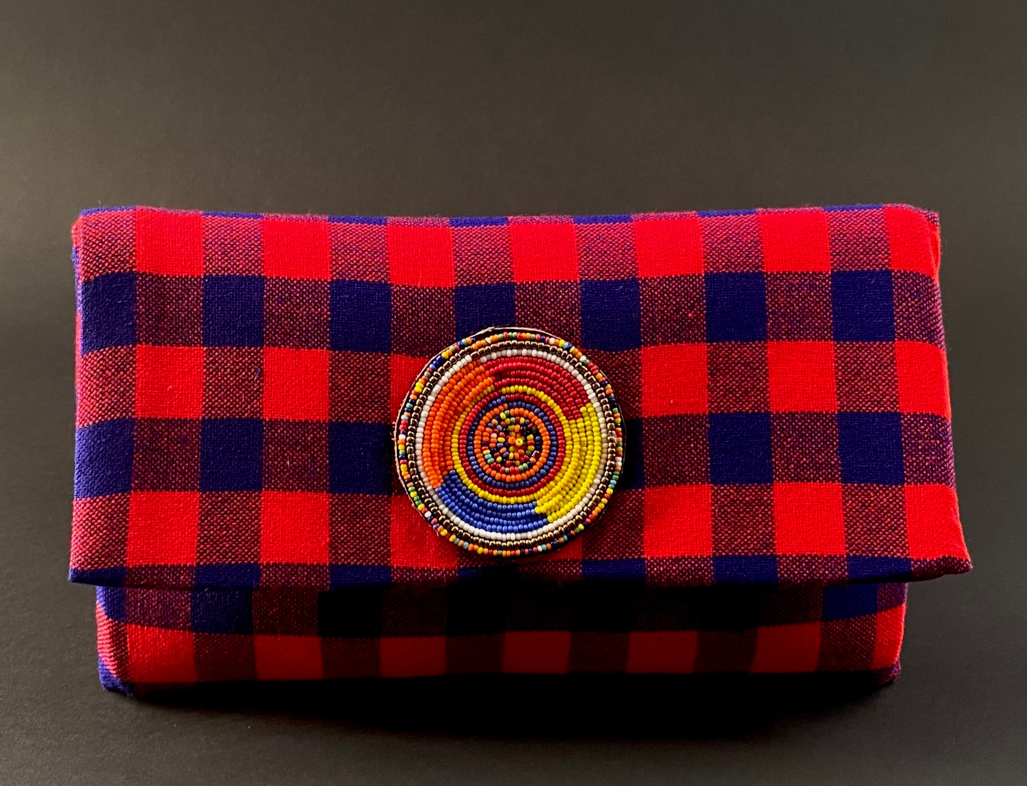 Cartera de mano masái "Masái Mara"
